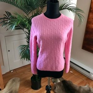 Pink cashmere sweater